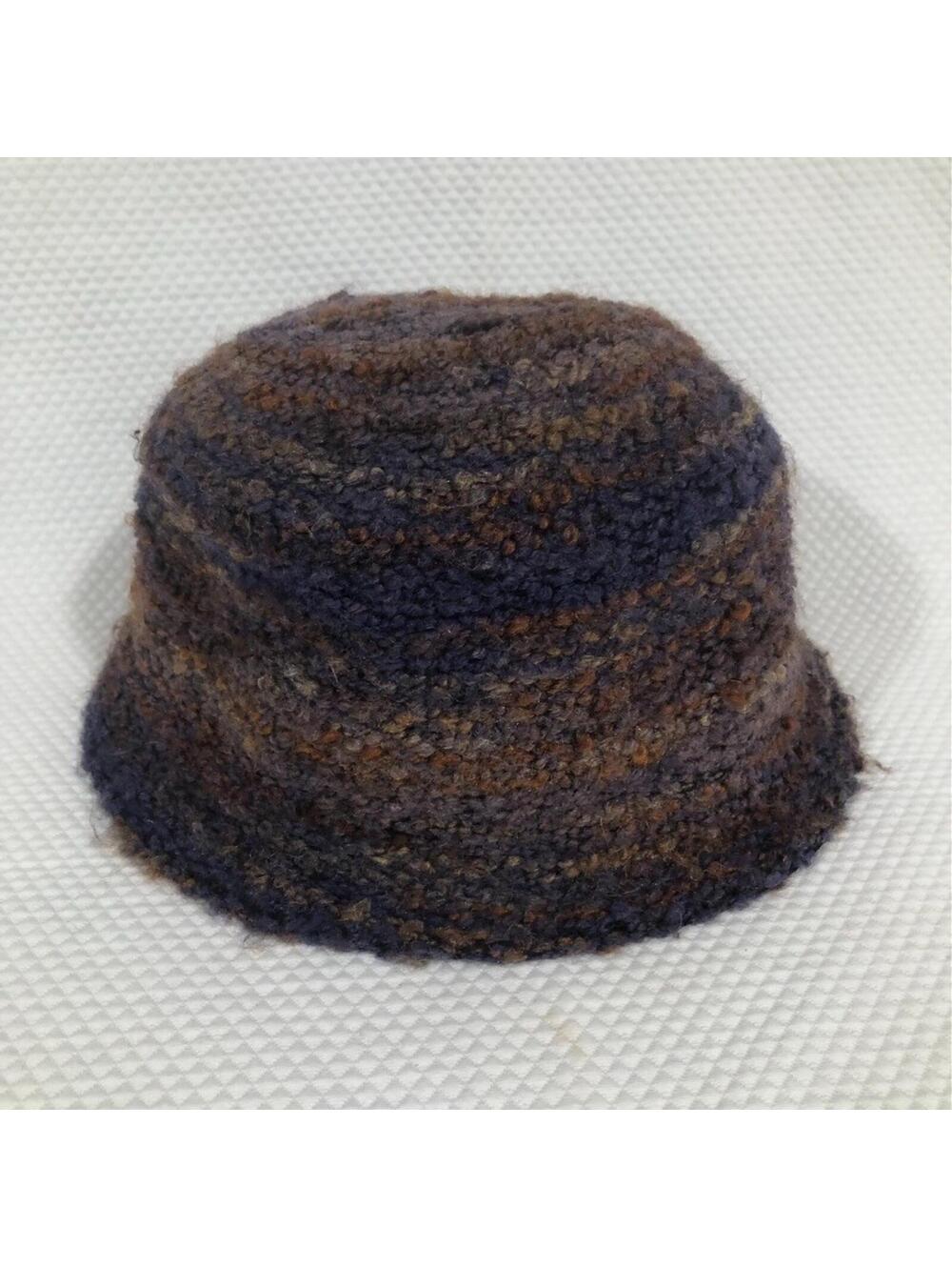 Luciano Berni Wool Blend Hat with Slight Brim Made in Italy 13% Virgin Wool